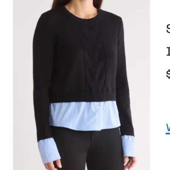 NWT layered sweater - Picture 2 of 7